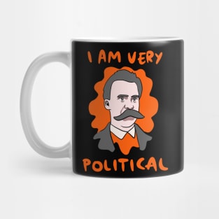 Funny Nietzsche I Am Very Political Mug